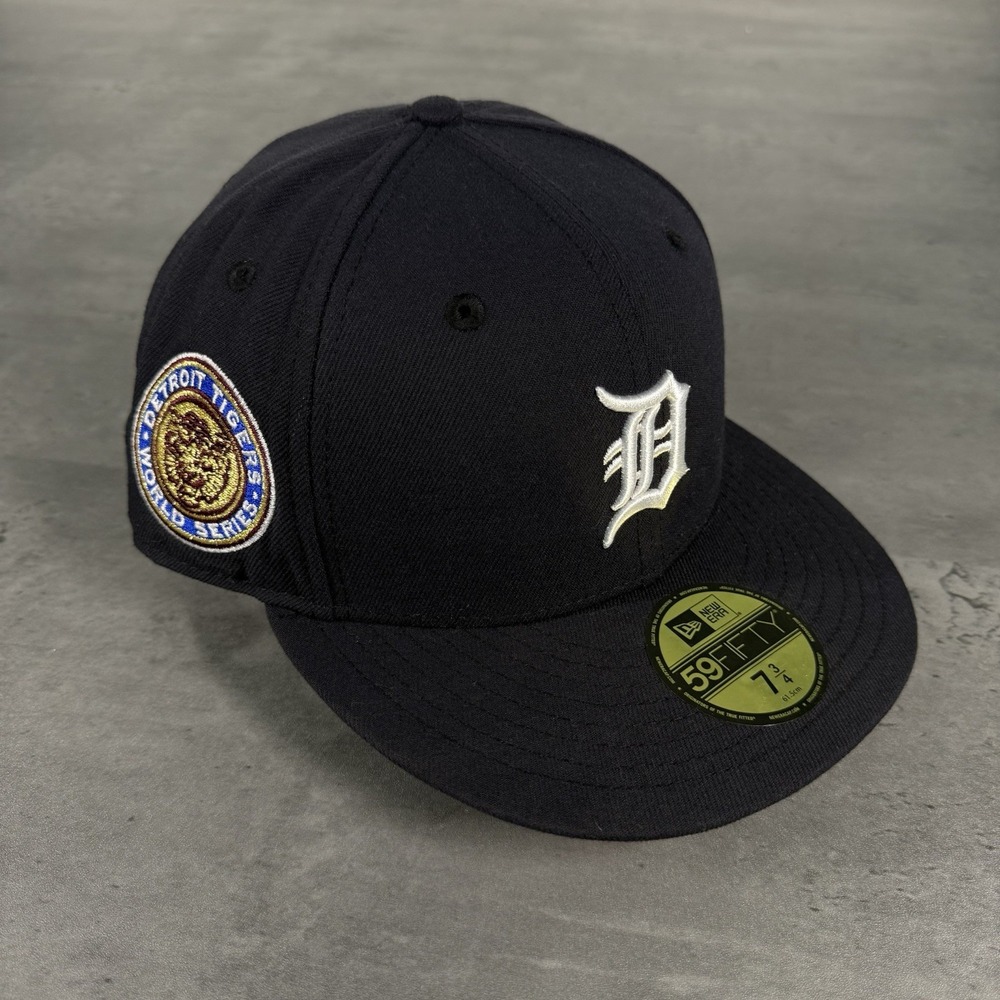 Hat Club Detroit Tigers New Era Cap 7 3/4 MyFitteds Exclusive World Series Patch